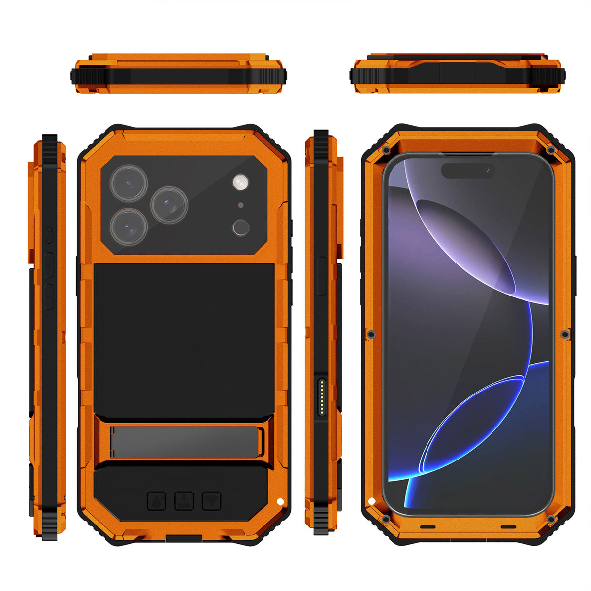 Ultramarine Technology with Military Grade Phone Case with 9H Camera Glass & Lanyard