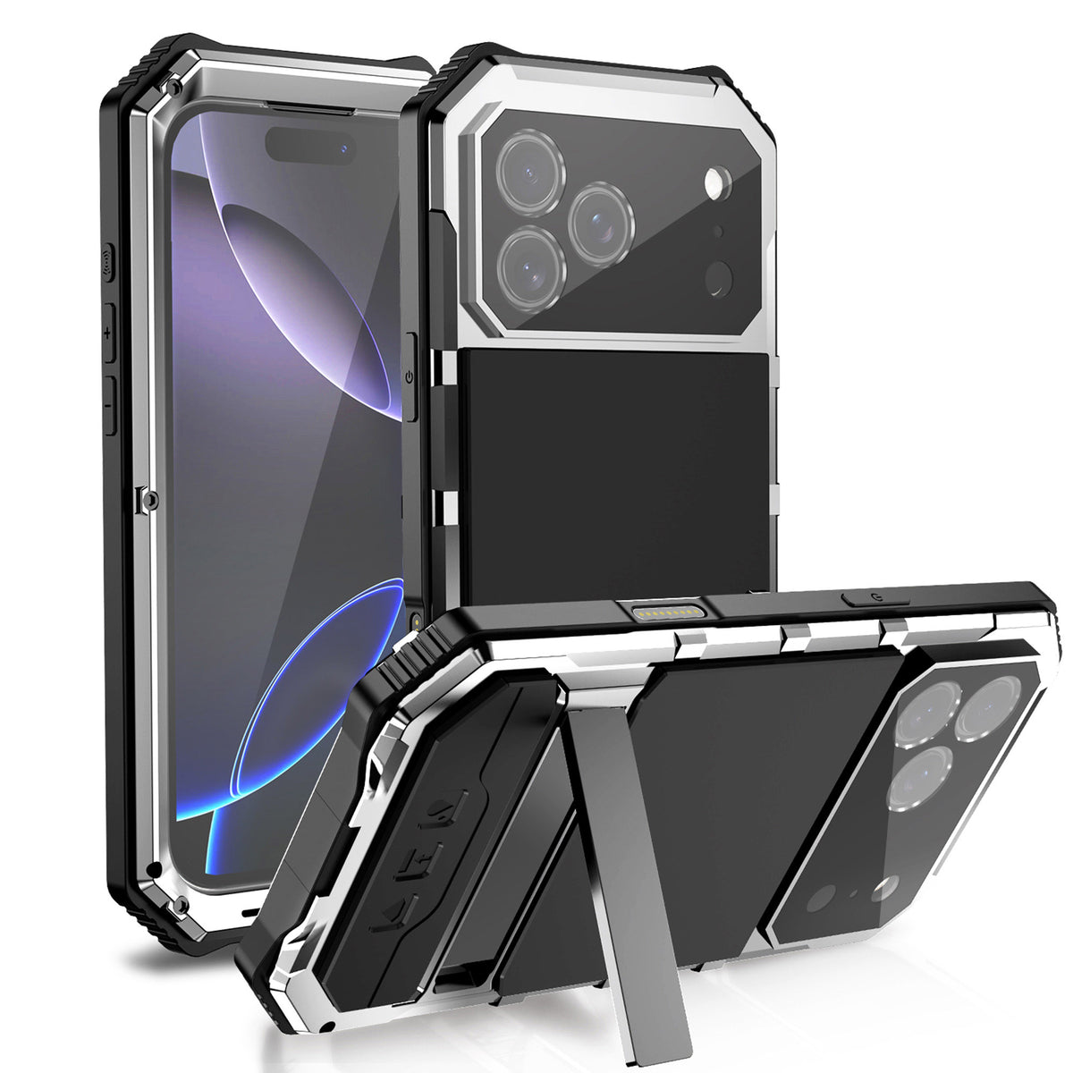 Ultramarine Technology with Military Grade Phone Case with 9H Camera Glass & Lanyard