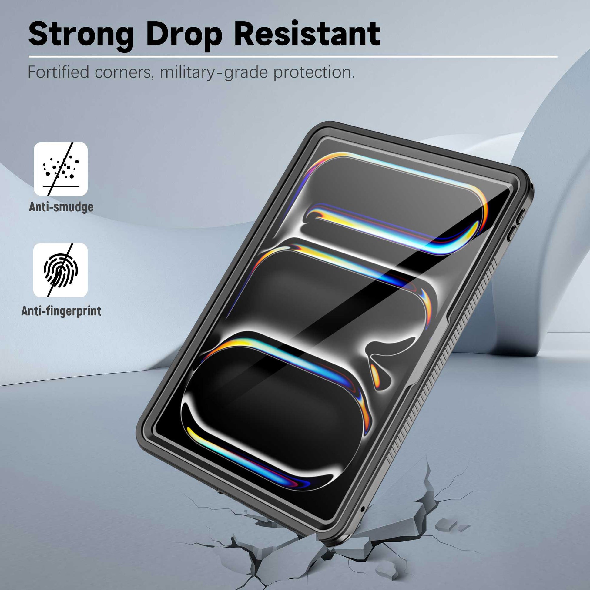 Ultramarine Technology Military-Grade Waterproof Tablet Case | 360 Rugged Armor Protection - iPad Pro 13
