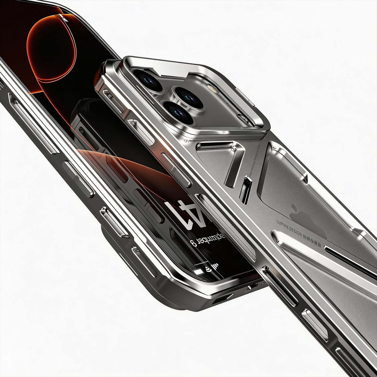 Ultramarine Technology with Military Metal Armor Phone Case | 12FT Drop Protection Bumper