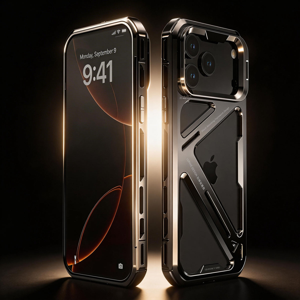 Ultramarine Technology with Military Metal Armor Phone Case | 12FT Drop Protection Bumper