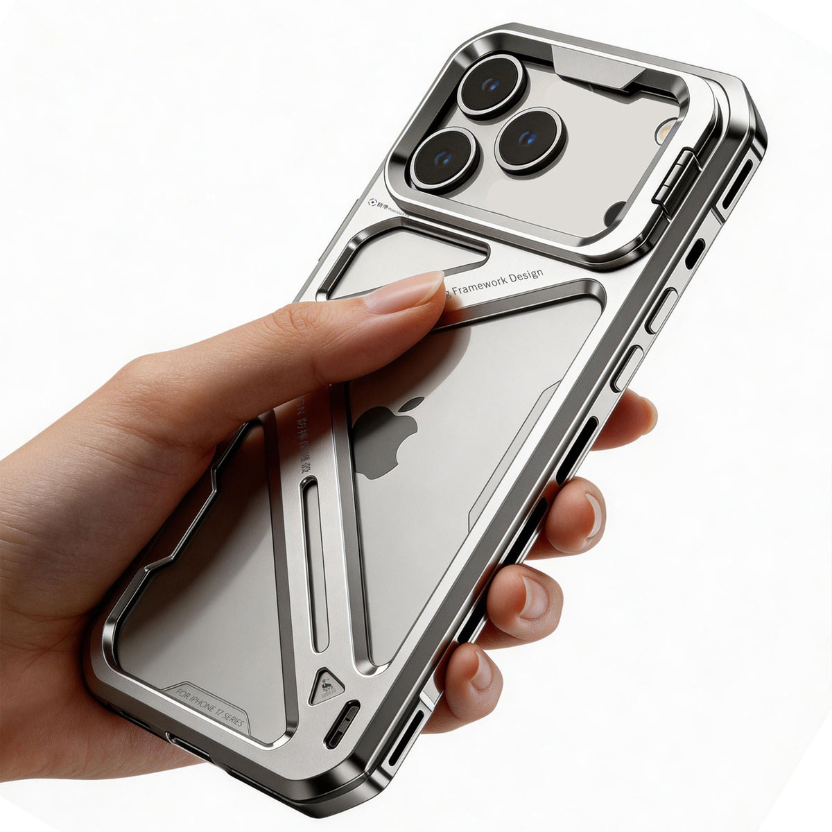 Ultramarine Technology with Military Metal Armor Phone Case | 12FT Drop Protection Bumper