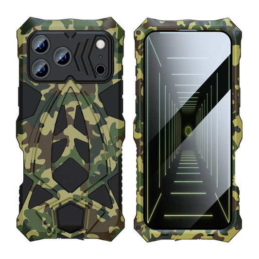 Ultramarine Technology with Military Metal Phone Case | Heavy Duty Armor for Sports, Hike & Office