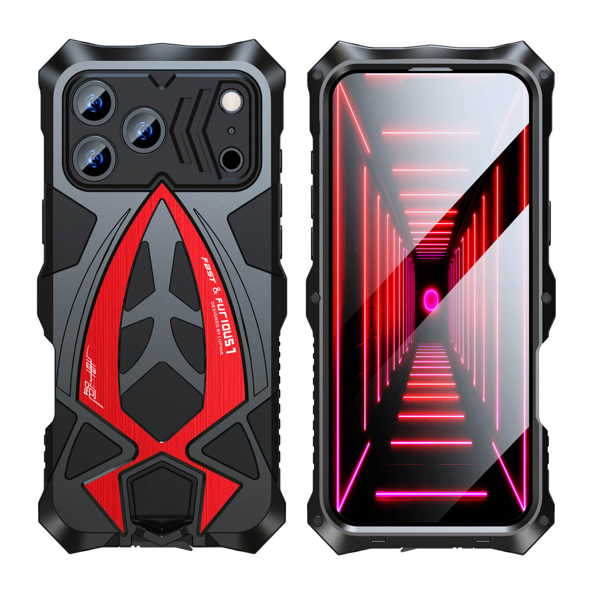 Ultramarine Technology with Military Metal Phone Case | Heavy Duty Armor for Sports, Hike & Office