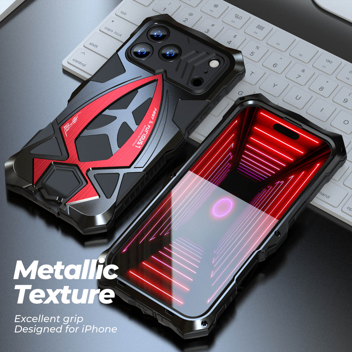 Ultramarine Technology with Military Metal Phone Case | Heavy Duty Armor for Sports, Hike & Office