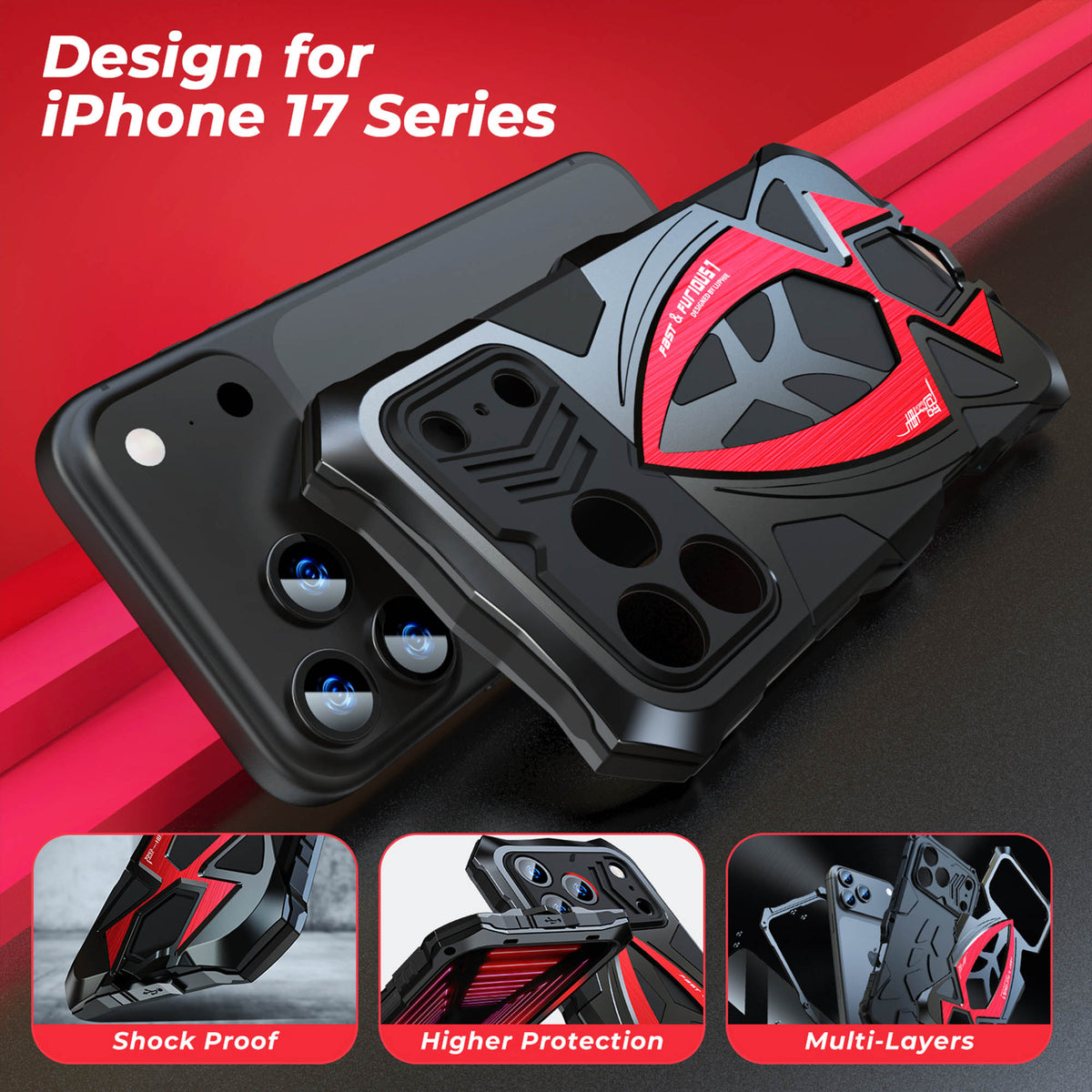 Ultramarine Technology with Military Metal Phone Case | Heavy Duty Armor for Sports, Hike & Office