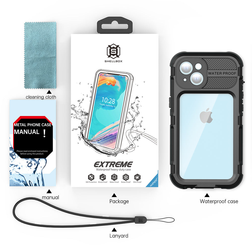 Lens Protection Aluminum Waterproof iPhone 13 Case