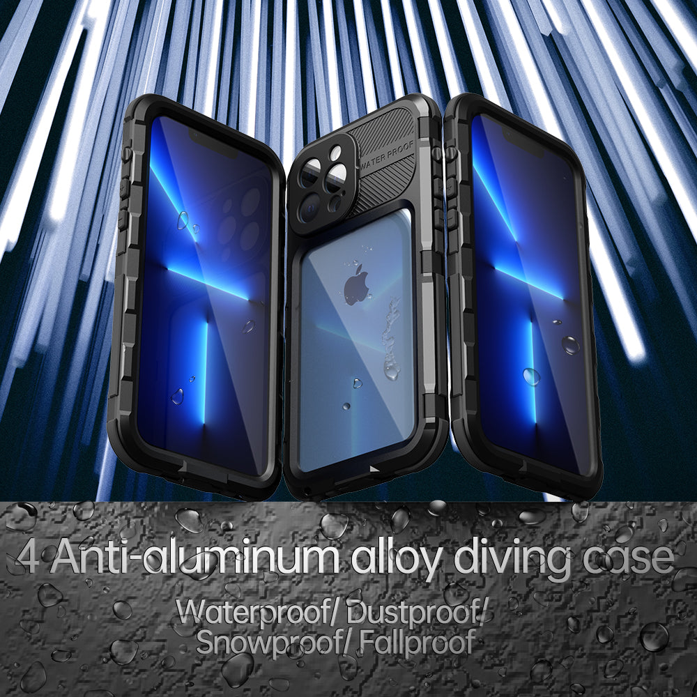 Lens Protection Aluminum Waterproof iPhone 13 Pro Max Case