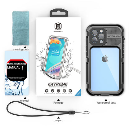 Lens Protection Aluminum Waterproof iPhone 13 Pro Max Case