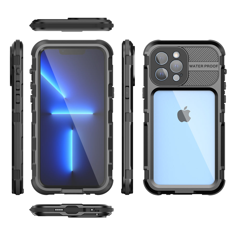 Lens Protection Aluminum Waterproof iPhone 13 Pro Max Case