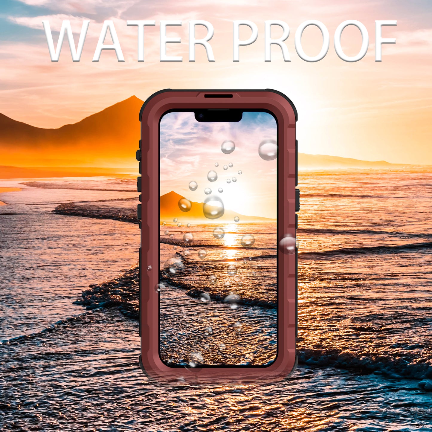 Lens Protection Aluminum Waterproof iPhone 14 Plus Case