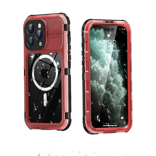 Lens Protection Aluminum Waterproof iPhone 15 Pro Case