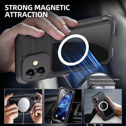 Lens Protection Aluminum Waterproof iPhone 16 Plus Case