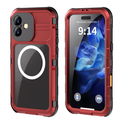 Lens Protection Aluminum Waterproof iPhone 16 Plus Case