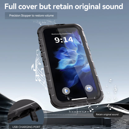 Lens Protection Aluminum Waterproof iPhone 16 Plus Case