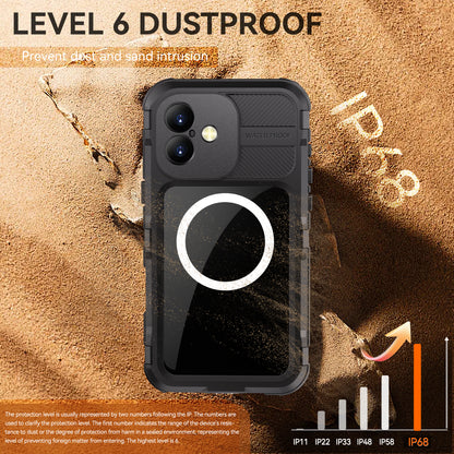 Lens Protection Aluminum Waterproof iPhone 16 Plus Case