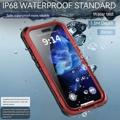 Lens Protection Aluminum Waterproof iPhone 16 Pro Case