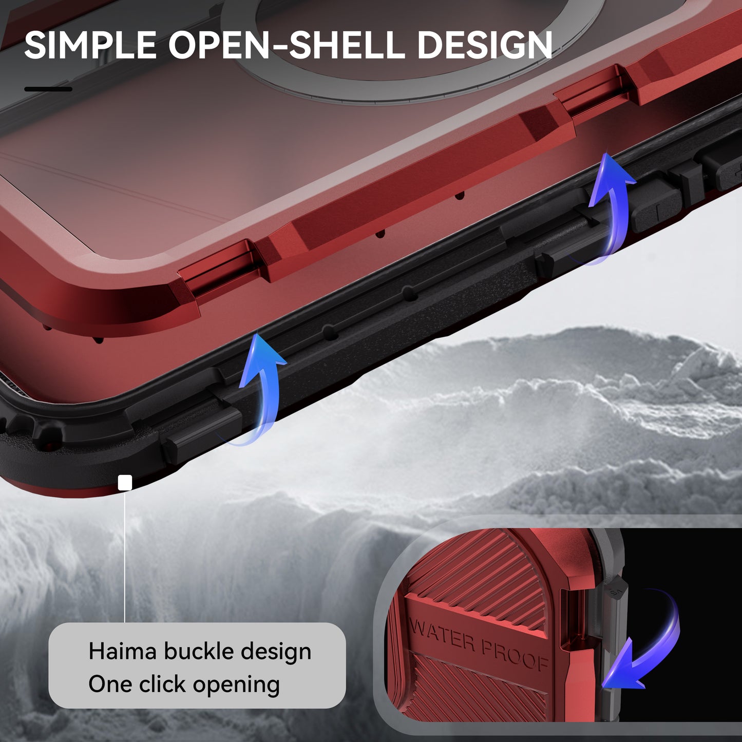 Lens Protection Aluminum Waterproof iPhone 16 Pro Case