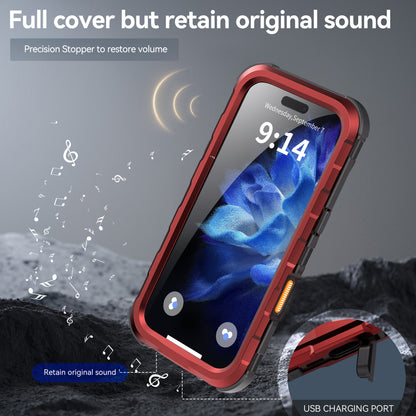 Lens Protection Aluminum Waterproof iPhone 16 Pro Case