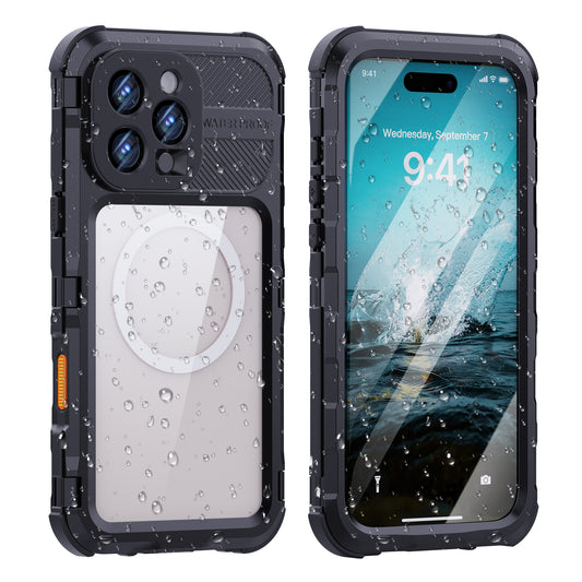 Lens Protection Aluminum Waterproof iPhone 16 Pro Max Case