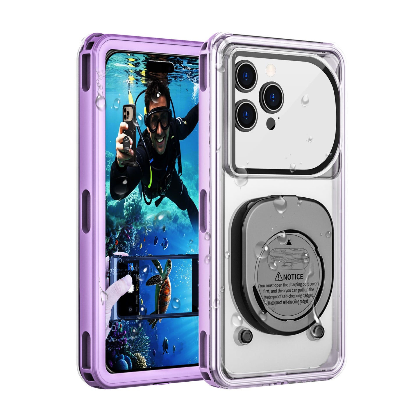 Ultramarine Technology Next-Gen IPX8 Waterproof Phone Case | Professional Underwater 100ft
