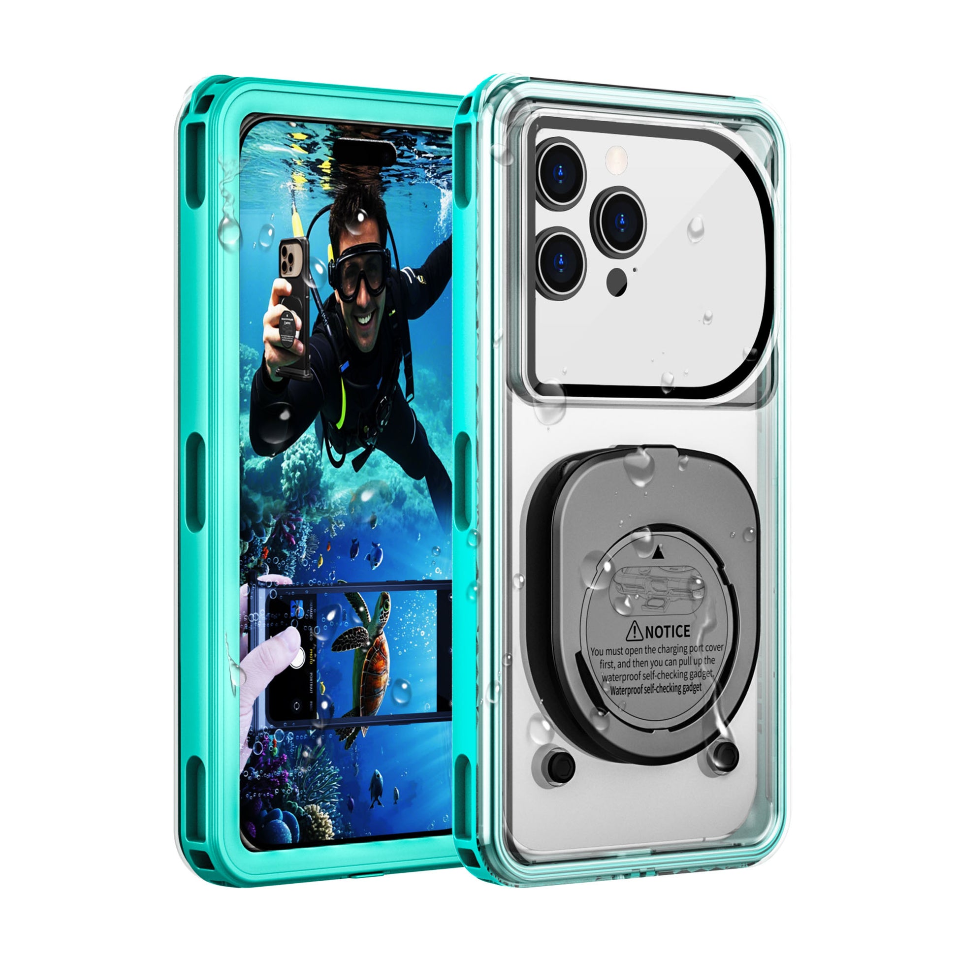Ultramarine Technology Next-Gen IPX8 Waterproof Phone Case | Professional Underwater 100ft