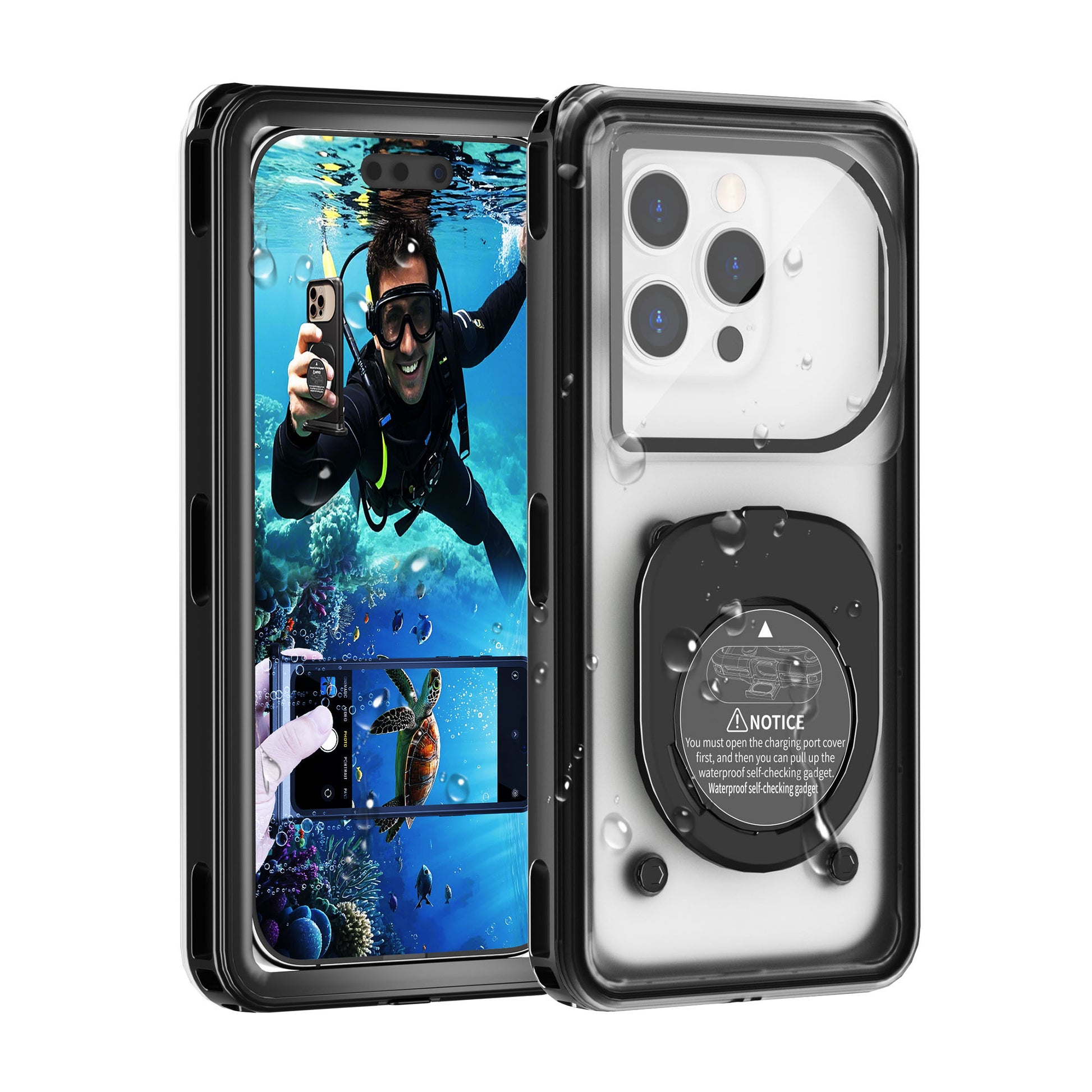 Ultramarine Technology Next-Gen IPX8 Waterproof Phone Case | Professional Underwater 100ft