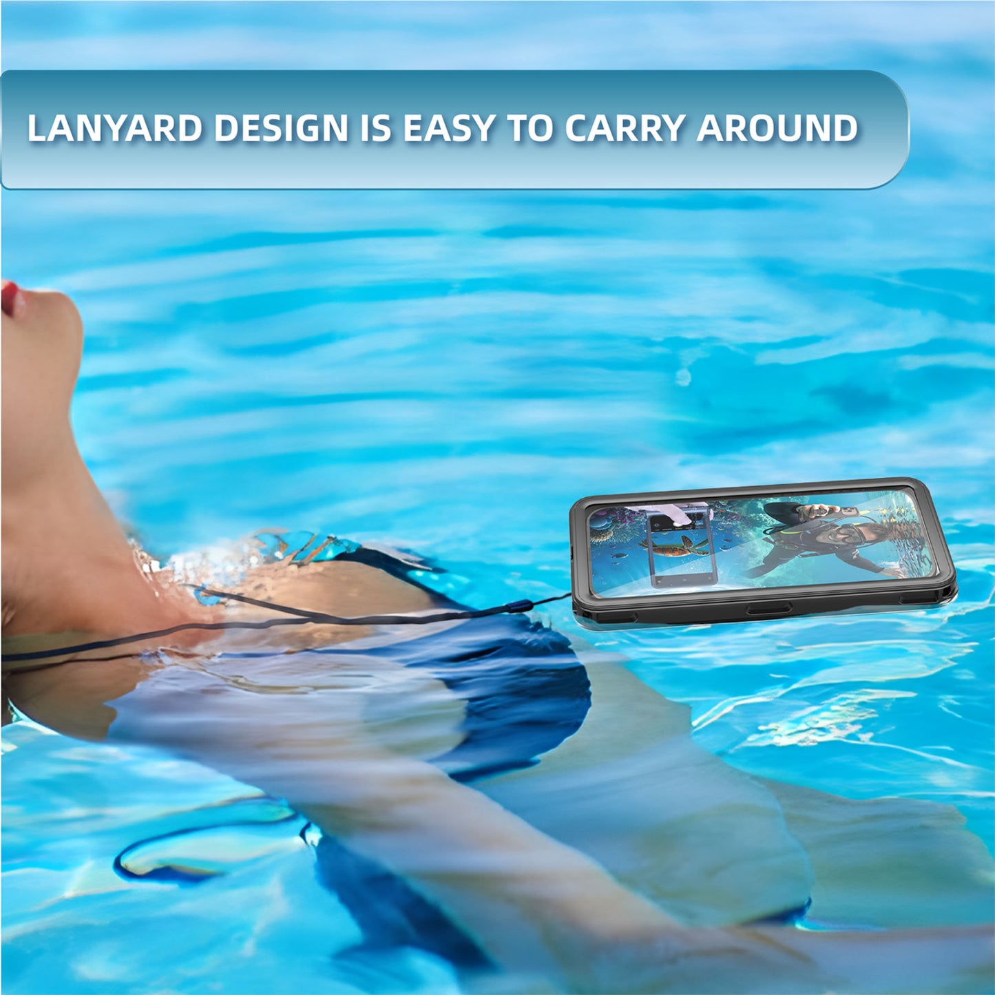 Ultramarine Technology Next-Gen IPX8 Waterproof Phone Case | Professional Underwater 100ft