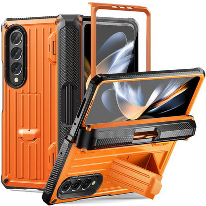 Trolley Box Samsung Galaxy Z Fold4 Case Rugged Built In Pen Holder