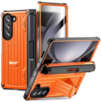 Trolley Box Samsung Galaxy Z Fold5 Case Rugged Built In Pen Holder