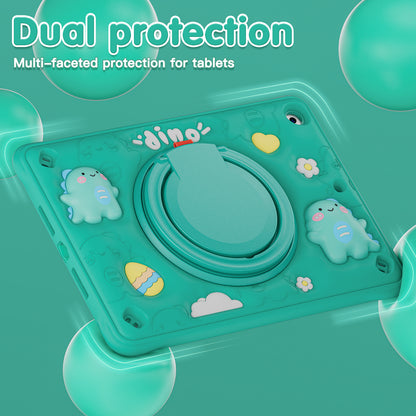 Bubble 3D Dragon Hook Kickstand iPad 9 Case Kids Safety