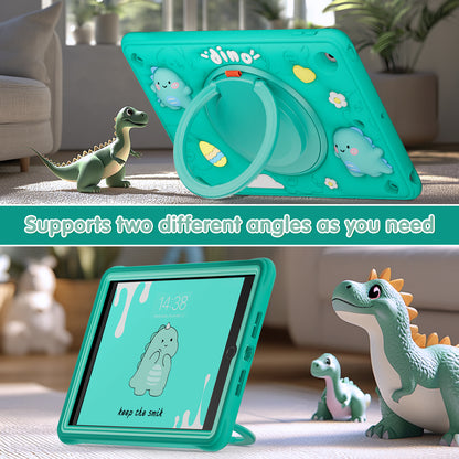 Bubble 3D Dragon Hook Kickstand iPad 9 Case Kids Safety