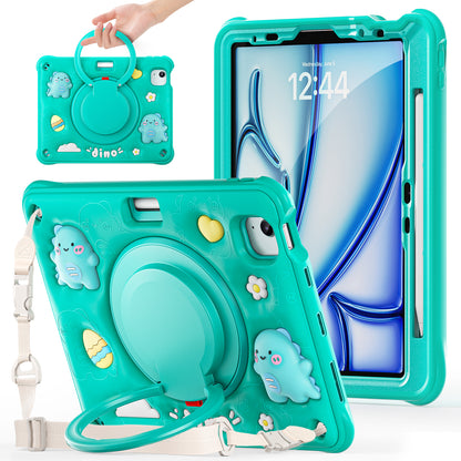 Bubble 3D Dragon Hook Kickstand iPad Air 5 Case Kids Safety