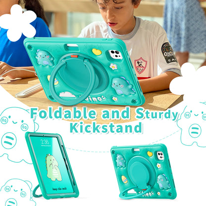 Bubble 3D Dragon Hook Kickstand iPad Pro 11 2022 Case Kids Safety