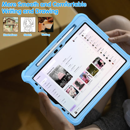 Bubble 3D Dolphin Stand Hand Strap iPad Air 5 Case Kids Safety