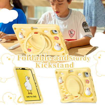 Bubble 3D Duck Hook Kickstand iPad Air 5 Case Kids Safety