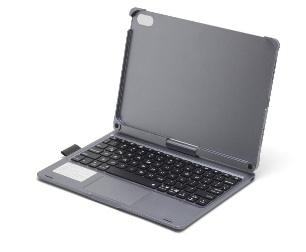 Rotating Hinge PC Backlit Touchpad Keyboard iPad 10 Case