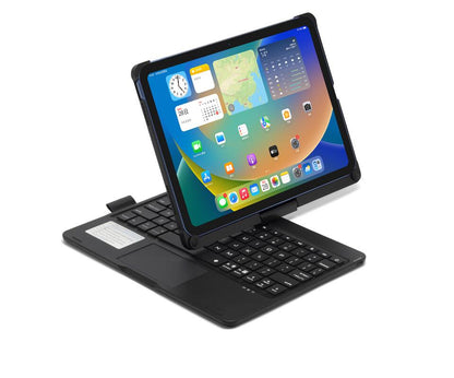 Rotating Hinge PC Backlit Touchpad Keyboard iPad 10 Case