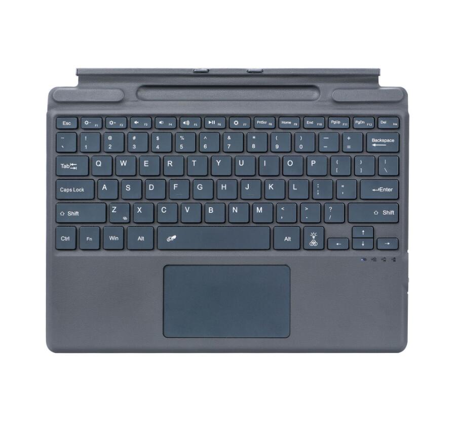 Backlit Touchpad Keyboard Microsoft Surface Pro 9 with Pencil Holder