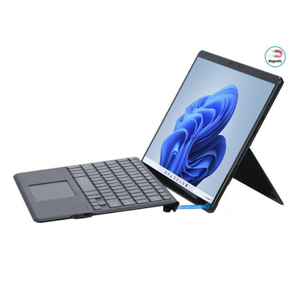 Backlit Touchpad Keyboard Microsoft Surface Pro 9 with Pencil Holder