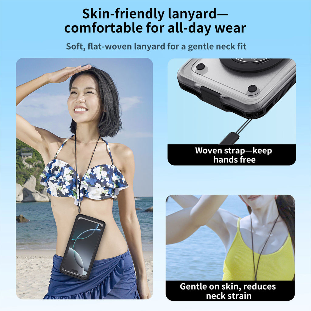 Ultramarine Technology Professional 15m Diving Waterproof Phone Case Touch Snorkeling Housing