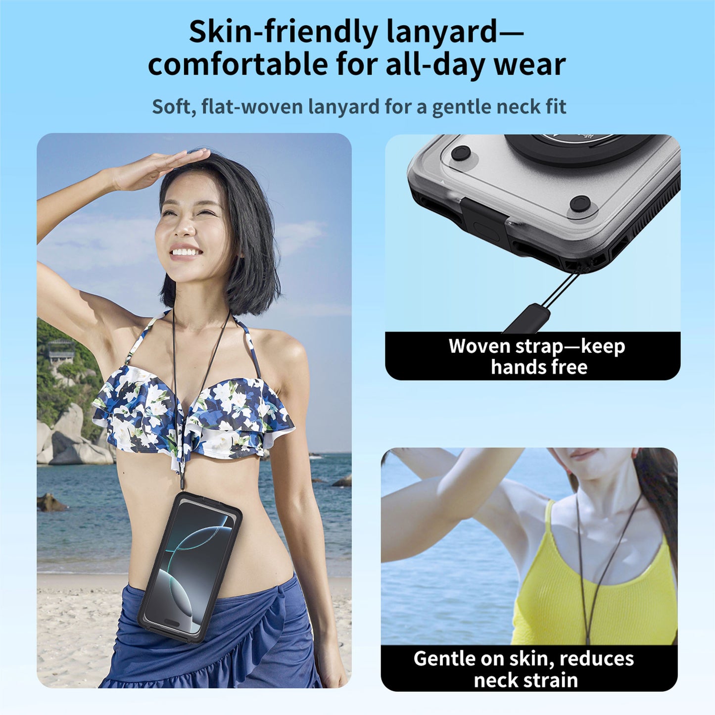 Ultramarine Technology Professional 15m Diving Waterproof Phone Case Touch Snorkeling Housing