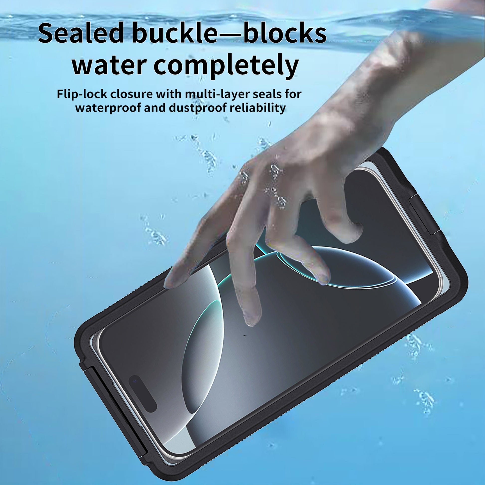 Ultramarine Technology Professional 15m Diving Waterproof Phone Case Touch Snorkeling Housing