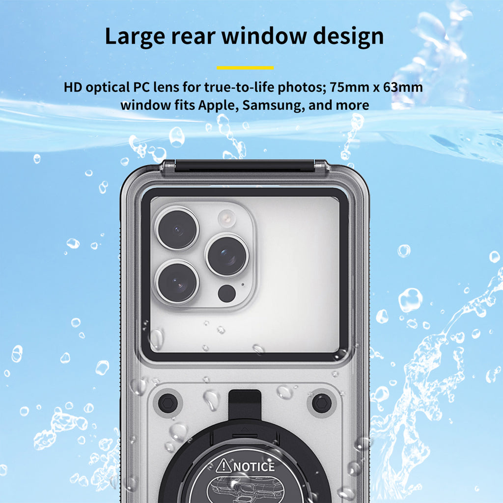 Ultramarine Technology Professional 15m Diving Waterproof Phone Case Touch Snorkeling Housing