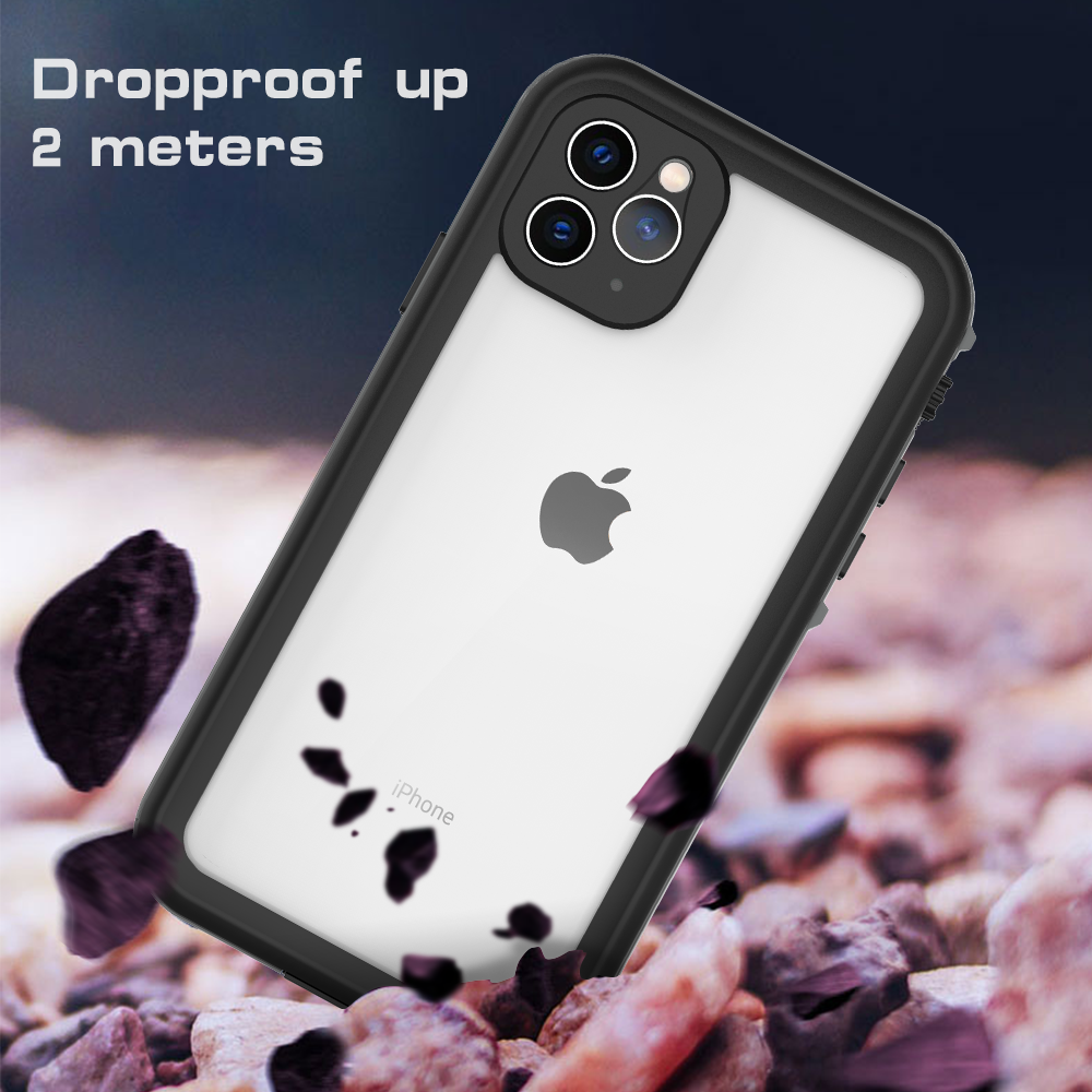 Clear Dot Waterproof Apple iPhone 11 Pro Max Case Swimming