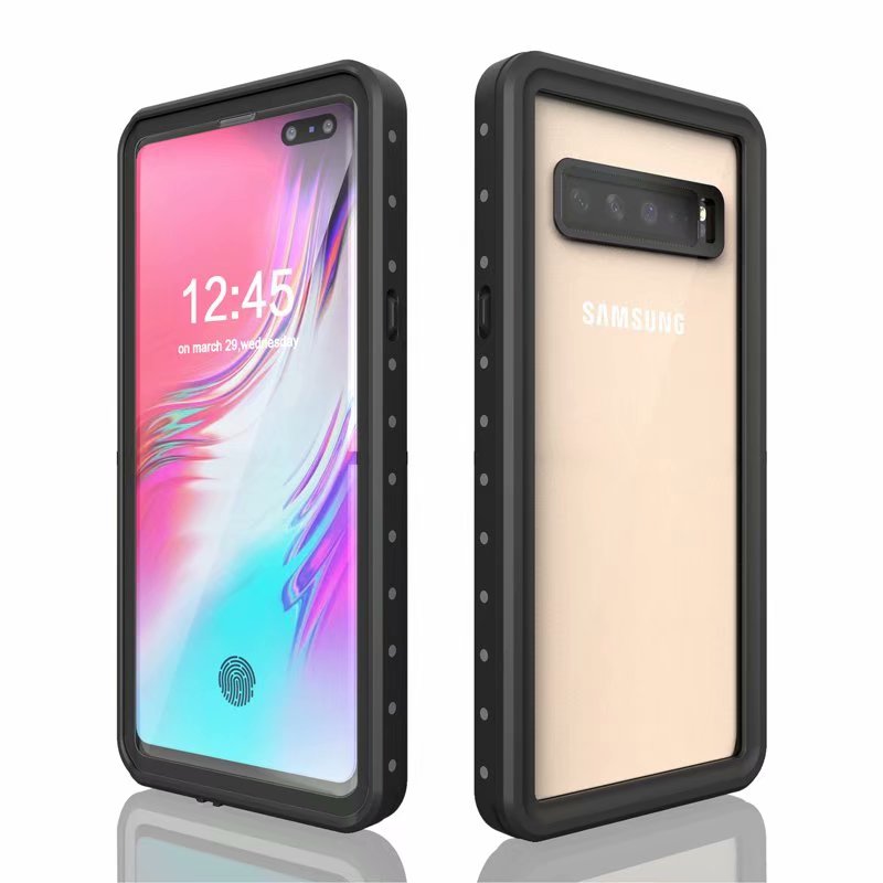 Clear Dot Waterproof Samsung Galaxy S10 5G Case Swimming