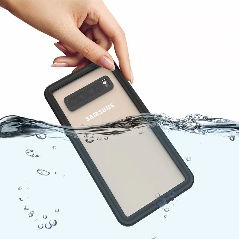 Clear Dot Waterproof Samsung Galaxy S10 5G Case Swimming