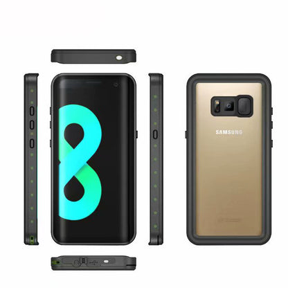 Clear Dot Waterproof Samsung Galaxy S8+ Case Swimming