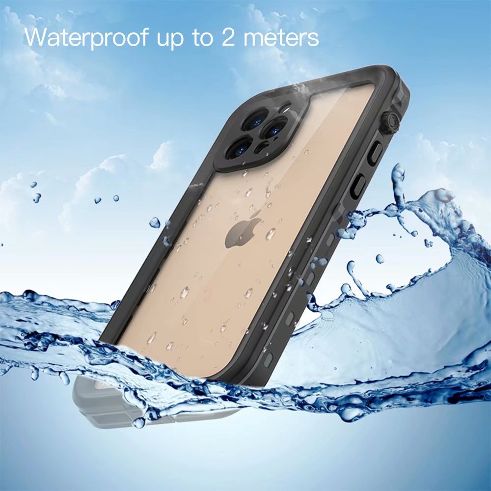 Clear Dot Waterproof Apple iPhone 12 Pro Max Case Swimming