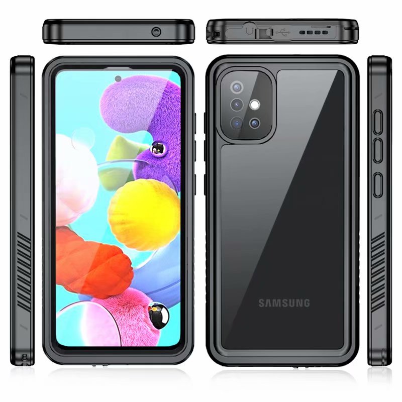 Twill Swimming IP68 Waterproof Samsung Galaxy A51 Case Bumper Combo